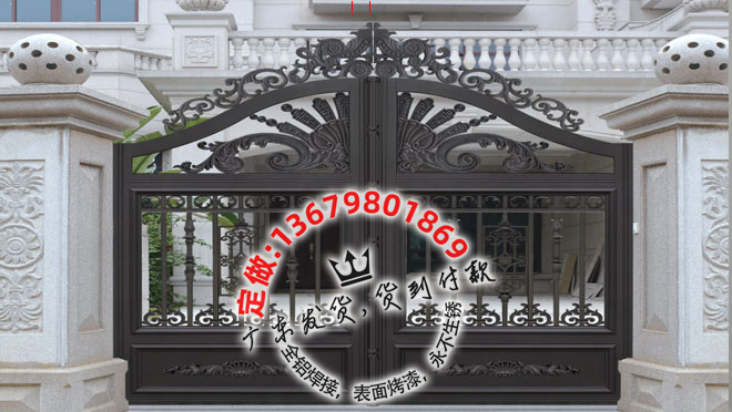 别墅大门 住宅大门 铝艺大门 庭院大门 乡村大门